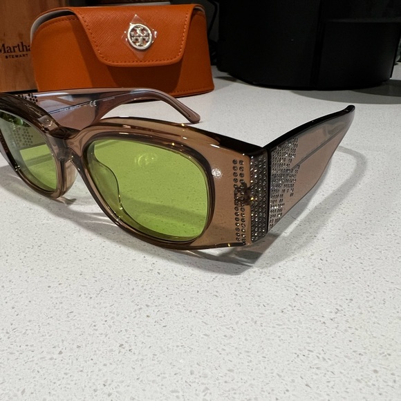 Tori Burch Rhinestone Glasses